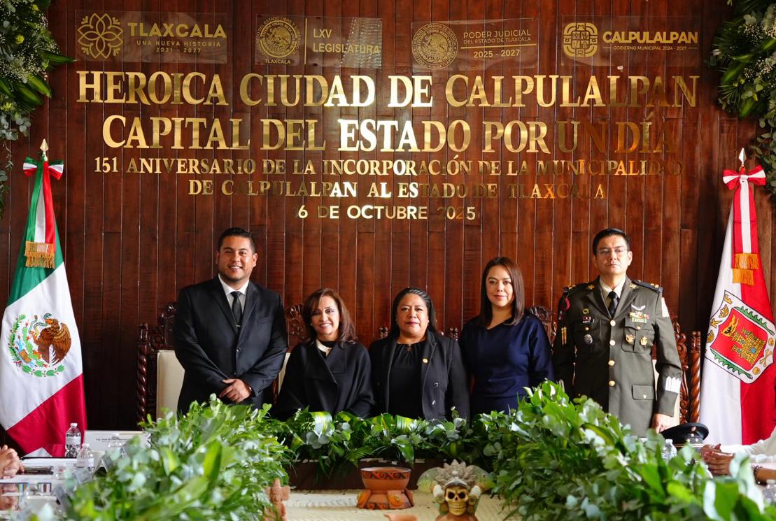 Calpulalpan, capital por un día: Tlaxcala honra 151 años de unidad e historia